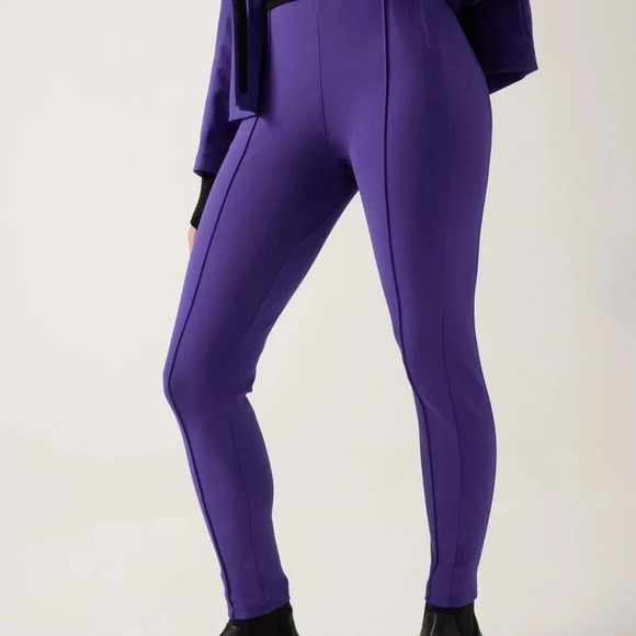 Athleta Pants - Athleta Glacier Snow Skinny Pant Noble Blue Purple High Waist Size 4